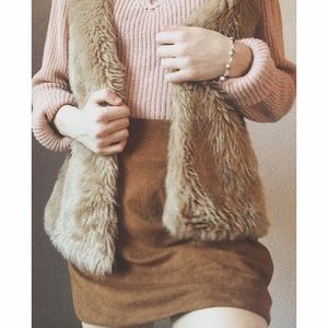 Fuzzy Vest from Love Tree